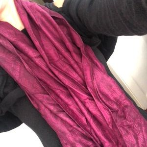 Armani exchange plum scarf